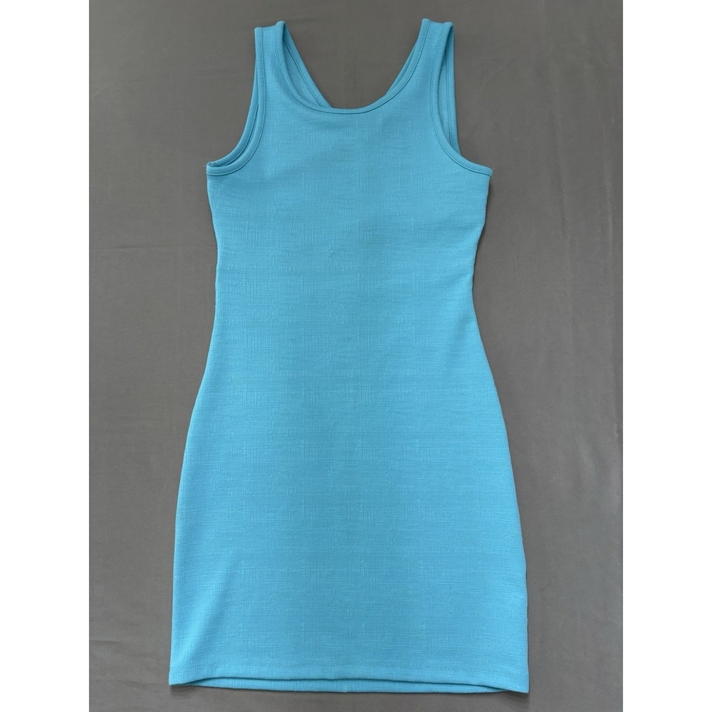 Roxy Women's Good Keepsake Strappy Midi Sleeveless Blue Bodycon Dress Size M